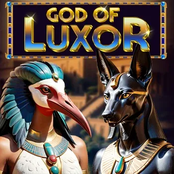 God of Luxor slot game with an ancient Egyptian theme, featuring gods and Egyptian artifacts